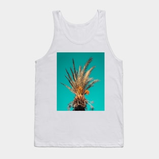 Tropical Palm Trees in a Blue Sky Tank Top